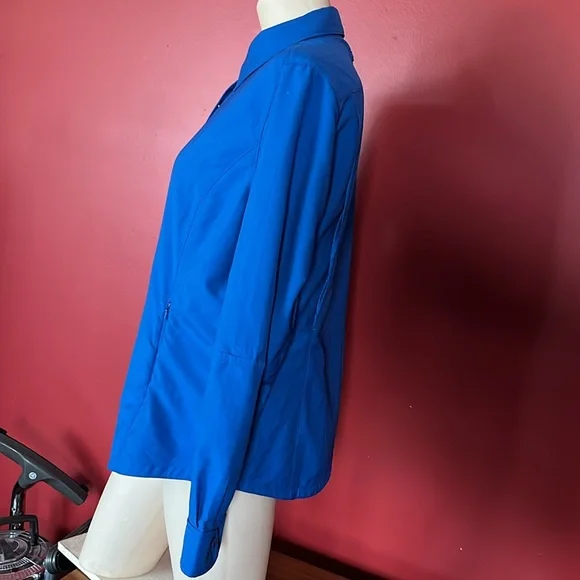 BNWOT royal blue Duluth Trading Co. long sleeve shirt - Picture 8 of 16